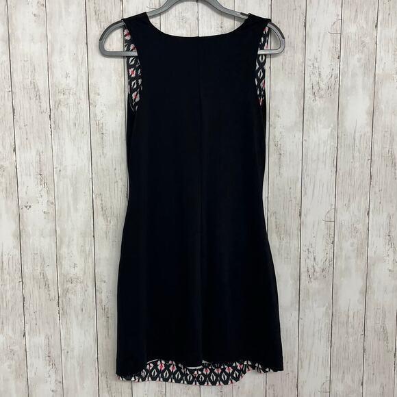 Athleta Inverse Reversible Drape Neck Sleeveless Black Pink - Picture 5 of 12